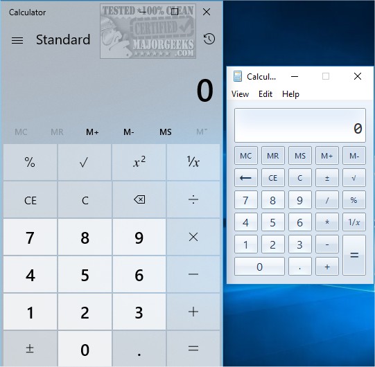 Old Calculator For Windows 10 From Windows 7 And 8 1 1