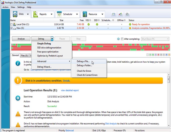 best free disk defrag and optimizer