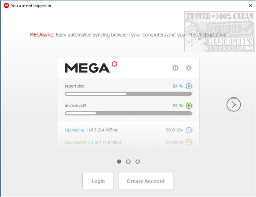 how to recover megasync password