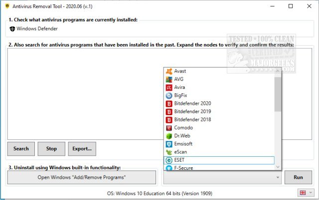 current bitdefender uninstall tool current bitdefender uninstall tool