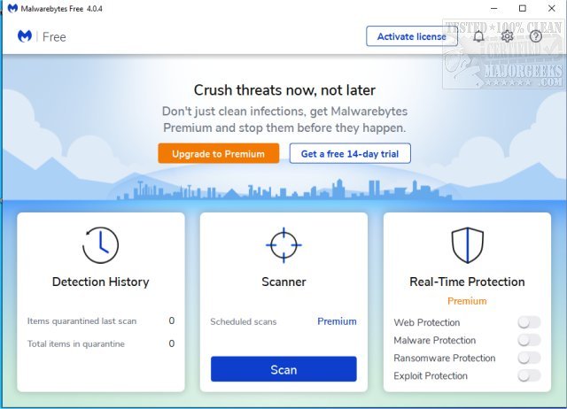 malwarebytes 3.1.2 not scanning malwarebytes 3.1.2 not scanning