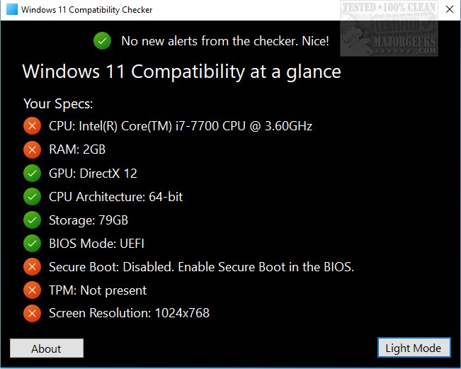 microsoft windows 11 compatibility check