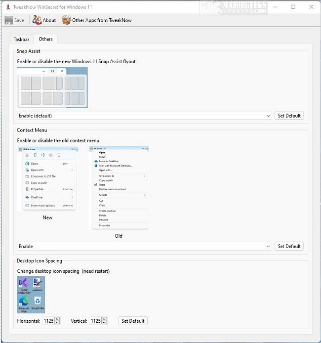 download the last version for ipod TweakNow WinSecret Plus! for Windows 11 and 10 4.9.6